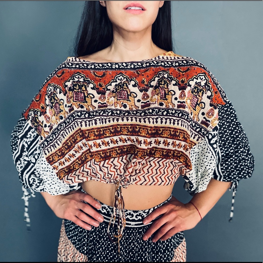 FREE PEOPLE Tribal 2 piece set - size SMALL